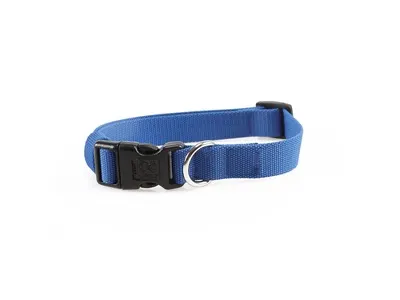 Zgarda caini, neagra, reglabila, 40-60 cm x 2 cm