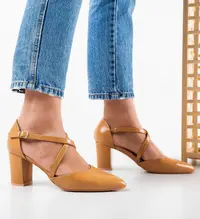 Pantofi Rahma Camel