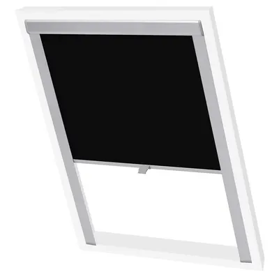 vidaXL Jaluzele opace tip rulou U08/808, negru, GGL și GGU