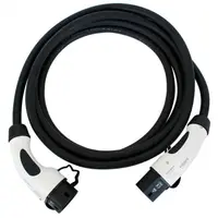 Cablu de incarcare pentru masini electrice de la 62196-2 (Type 2) la 62196-2 (Type 2), 11kW, 16A/380V Ampevo T22-3/16N, negru