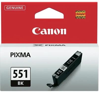 Cartuș de cerneală Canon - CLI-551, pentru PIXMA IP 7250, Black