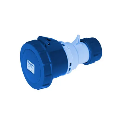 Ec690 Straight Socket 16a Ip67 1p+n+e 220-240v