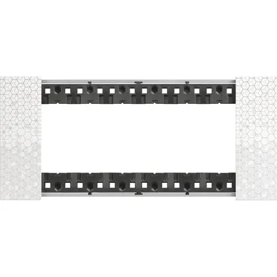 Rama ornament 6 module Bticino Living Now KA4806MW, pixel