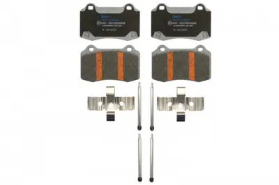 Set placute frana Spate (cu suplimente; cu un tampon de amortizare pentru vehicule electrice), potrivit JEEP GRAND CHEROKEE III; TESLA MODEL S, MODEL X 4.7 Electric 06.05