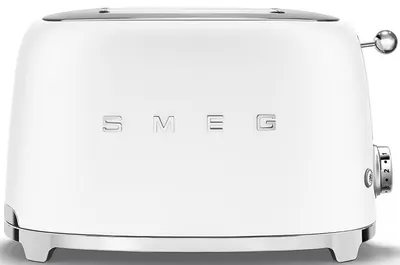 Prăjitor de pâine Smeg - TSF01WHMEU 50's Style, 950W, 6 viteze, alb mat