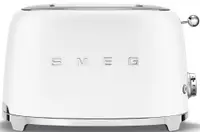 Prăjitor de pâine Smeg - TSF01WHMEU 50's Style, 950W, 6 viteze, alb mat