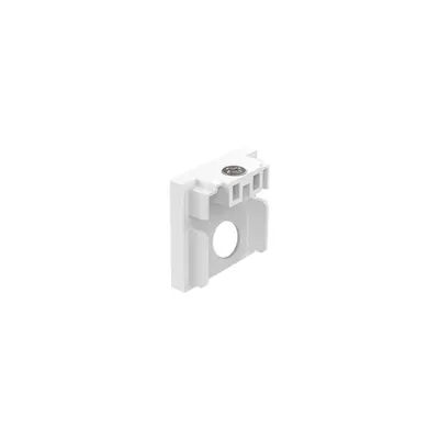 Accesoriu corp de iluminat Ego end cap low con foro Alb