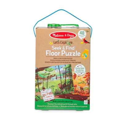 Puzzle dublu Melissa & Doug - Să explorăm, 48 piese