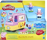 Kit creativ Hasbro Play-Doh - Camion cu inghetata Peppa Pig