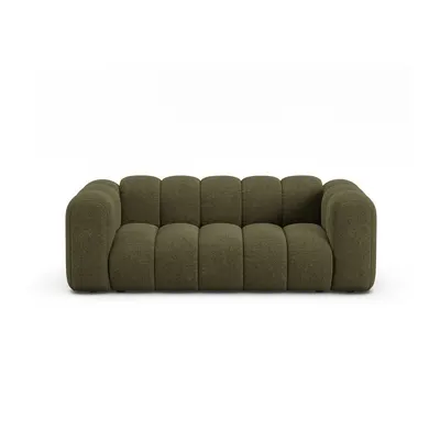 Canapea verde cu tapițerie din chenille 200 cm Lupine – Micadoni