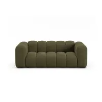 Canapea verde cu tapițerie din chenille 200 cm Lupine – Micadoni