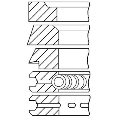 Set segmenti piston GOETZE ENGINE 08-314600-00