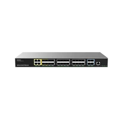 Switch Gigabit rackabil Grandstream GWN7831, 10 Gbps, 32 porturi , 128 Gbps, 16K Mac, Layer 3, cu management