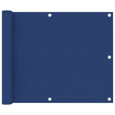 Gossi paravan de balcon, albastru, 75 x 600 cm, tesatura oxford
