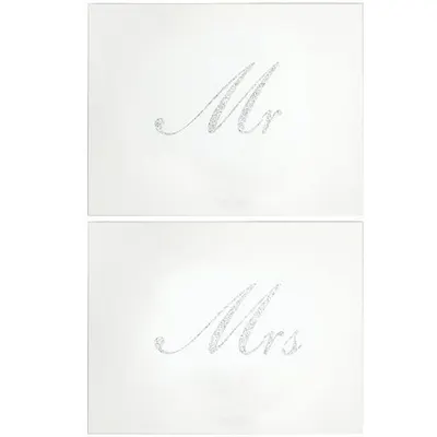 Suport pentru masa - Silver Mr. and Mrs.