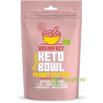 Proteina din Arahide Keto Bowl Ecologica/Bio 200g