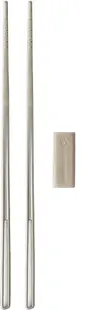 Bețișoare pentru mâncare Sea to Summit - Detour Stainless Steel, gri