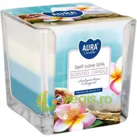 Lumanare Parfumata in Pahar Trei Culori Self Care Spa