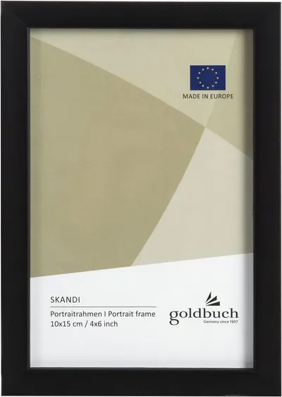 Ramă din lemn pentru foto Goldbuch - Neagră, 10 x 15 cm