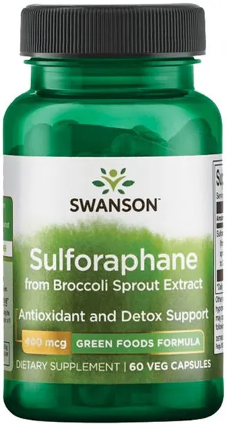 Sulforaphane, 400 mcg, 60 capsule, Swanson