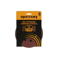 Disc abraziv pentru slefuitor cu excentric ROTOR 125 P240 - Pachet 5 bucati
