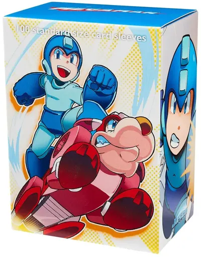Protecții pentru cărți Dragon Shield - Classic Art Sleeves Standard Size, Mega Man & Rush (100 buc.)