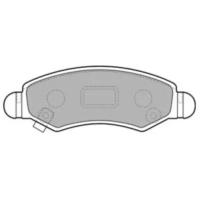 Set placute frana, frana disc DELPHI LP1919