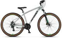 Bicicleta MTB Mosso Raceline Man Hidraulic, roata 29 , cadru 18 din aluminiu, culoare gri deschis