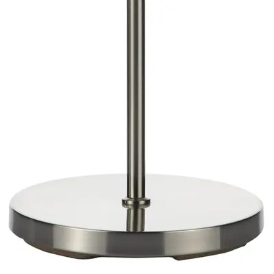 Lampadar de podeaLuther 3 Light Floor Lamp Satin Chrome Crystal