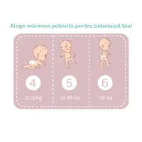 Scutece tip chilot pentru bebelusi Pine Pants Pachet Eco Pine Junior 12-18 kg x 17 buc