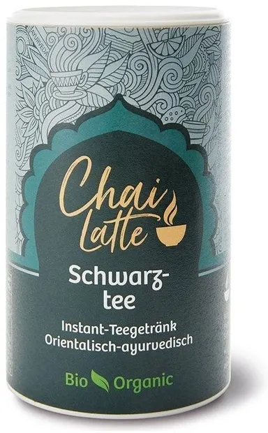 Ceai bio latte cu ceai negru, 220 g, Amla Natur