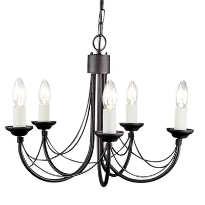 Corp de iluminat suspendat, lustra Carisbrooke 5 Light Chandelier