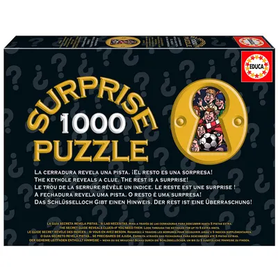 Puzzle surpriză Educa din 1000 piese - Lovitură!