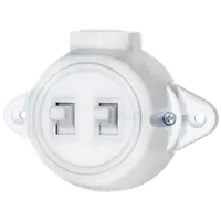 Antique Two Button One Way Switch 10а 250v White
