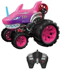 Jeep controlat prin radio Crazon - Off Road, Cu 360° rotaţie, 1:16, roz