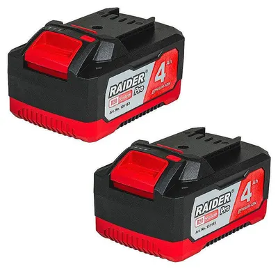 Baterii acumulator Raider - R20, 20V, Li-ion, 2x4Ah