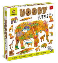 Puzzle de lemn - Savana