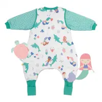 Sac de dormit cu picioruse si maneca lunga detasabila Mermaid 130 cm + manseta 2.5 Tog
