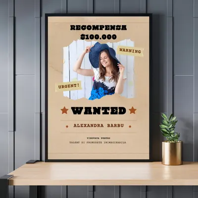 Tablou personalizat MOST WANTED