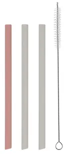 Set de paie KikkaBoo Platinum Silicone - Blush, 3 buc