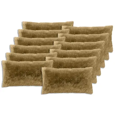 vidaXL Husă pentru pernă 12 pcs HEERLEN Verde deschis 40 x 80 cm