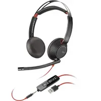 Casti Call Center USB-C HP Poly Blackwire C5220, Negre 80R97AA