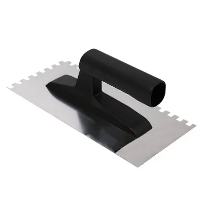 Gletiera cu Maner de Lemn si Lama Dintata 12 x 12, 280 x 130 mm, Color Expert