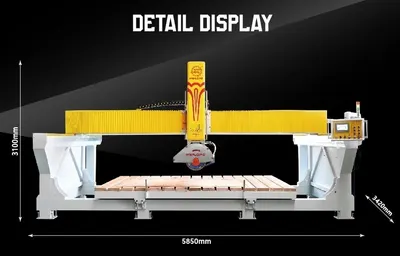Centru de lucru CNC in 3 axe, pentru procesare piatra, granit, marmura, etc. - Wanlong CNC-3