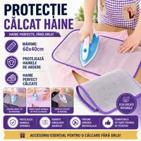 Plansa protectoare pentru calcat haine delicate cu orificii pentru trecerea aburilor, 40x60 cm