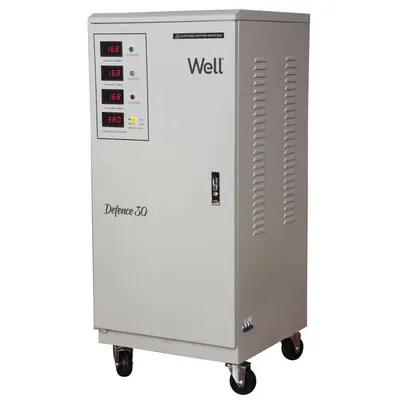 Stabilizator automat de tensiune trifazat cu servomotor 30KVA/ 24KW Well AVR-SRV/TRI-DFC30KVA-WL