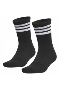 Sosete - Ji7415 - Marime: 43-47 - Croi Clasic Crew (Pana La Gambe) - Utilizare Universala – Pentru Zi Cu Zi Si Sport - Elastic Pentru Prevenirea Alunecarii - Constructie Confortabila Si Usoara - Alb / Negru