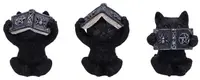 Set de statuete Nemesis Now Adult: Humor - Three Wise Spell Cats, 8 cm