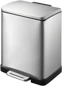 Coș de gunoi EKO Europe - E-Cube, 12 l, crom mat