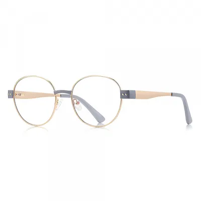 Ochelari De Calculator Dama Techsuit 3175, Anti-Blue Light, Aurii Gri Deschis